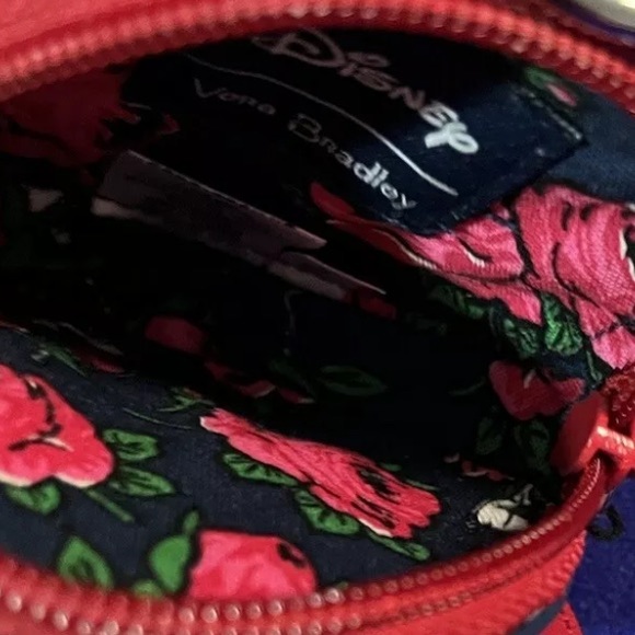 Vera Bradley Beauty and The Beast Collection Cosmetic Coin Purse/ Key Fob - Picture 7 of 10